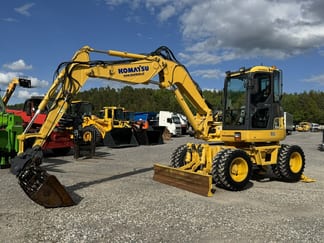 2009 Komatsu PW98MR-8 Wheel Excavator