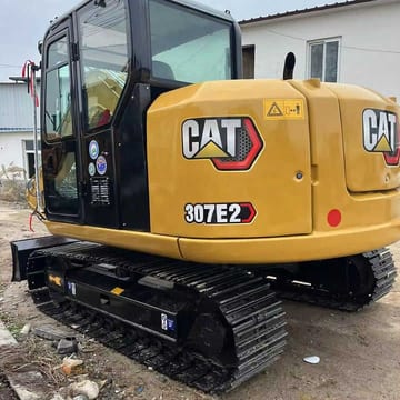 2024 Caterpillar 307E2 2024 Caterpillar 307E2 excavator rear three-quarter view