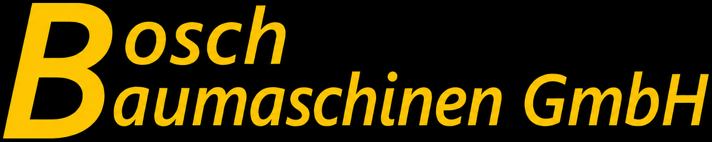 Bosch-Baumaschinen