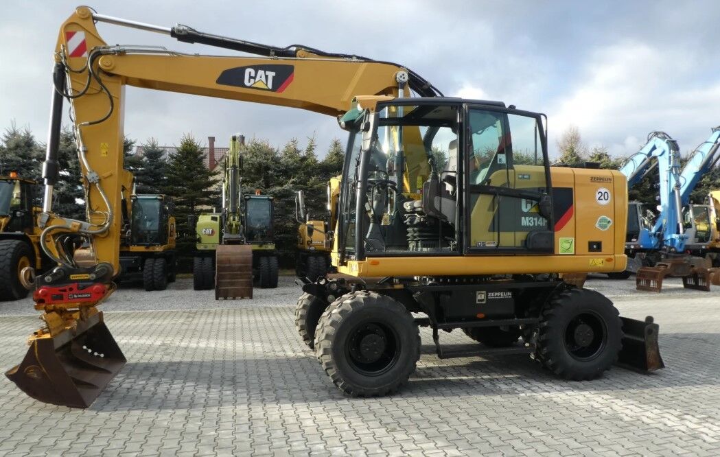 2019 Caterpillar M314F Wheel Excavator
