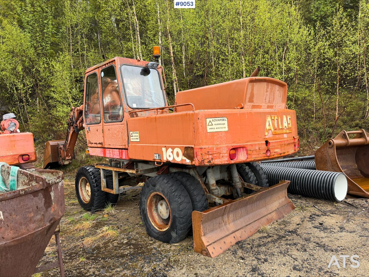 1987 Atlas 1604 Wheel Excavator