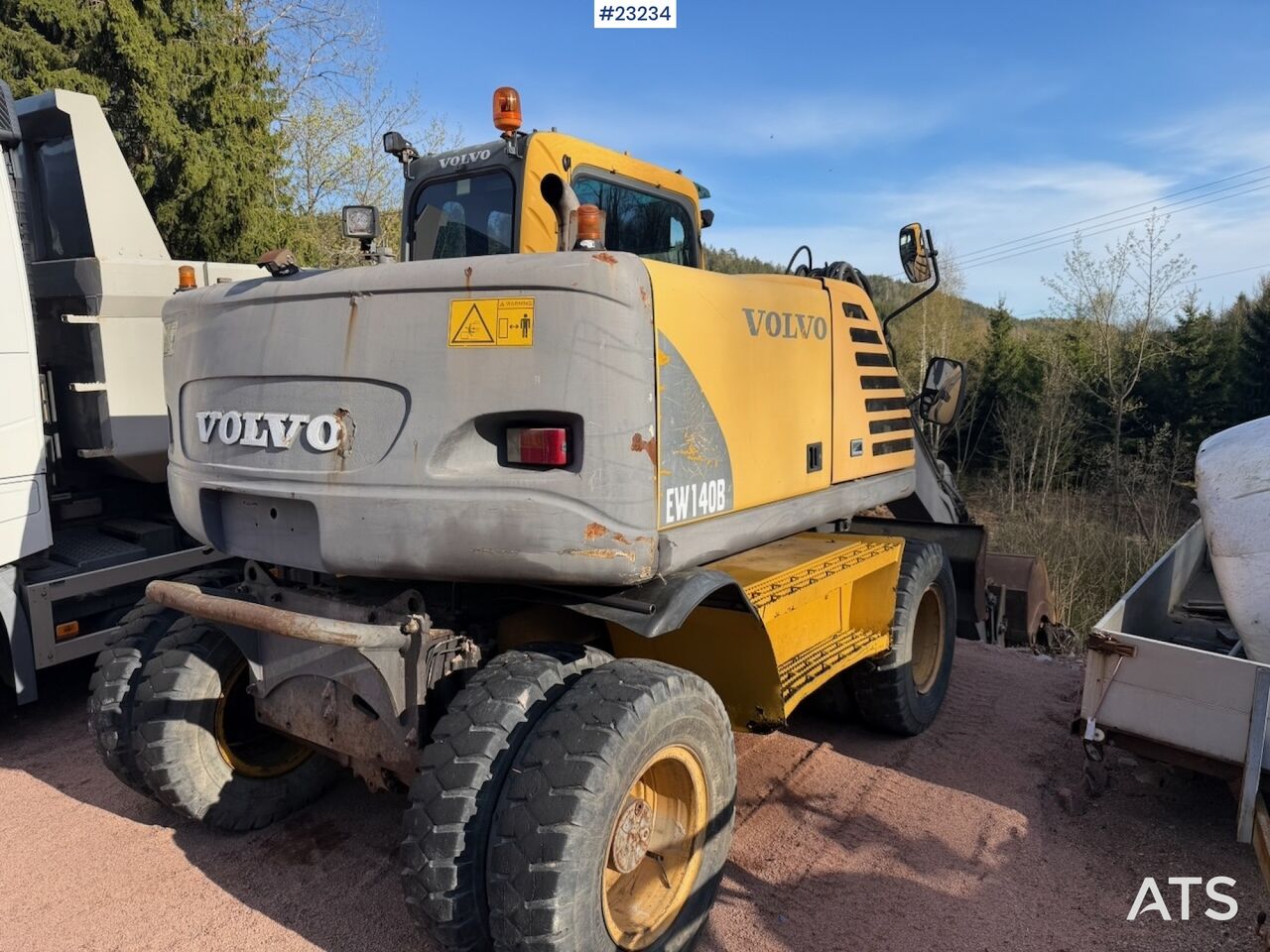 2006 Volvo EW 140 B Wheel Excavator
