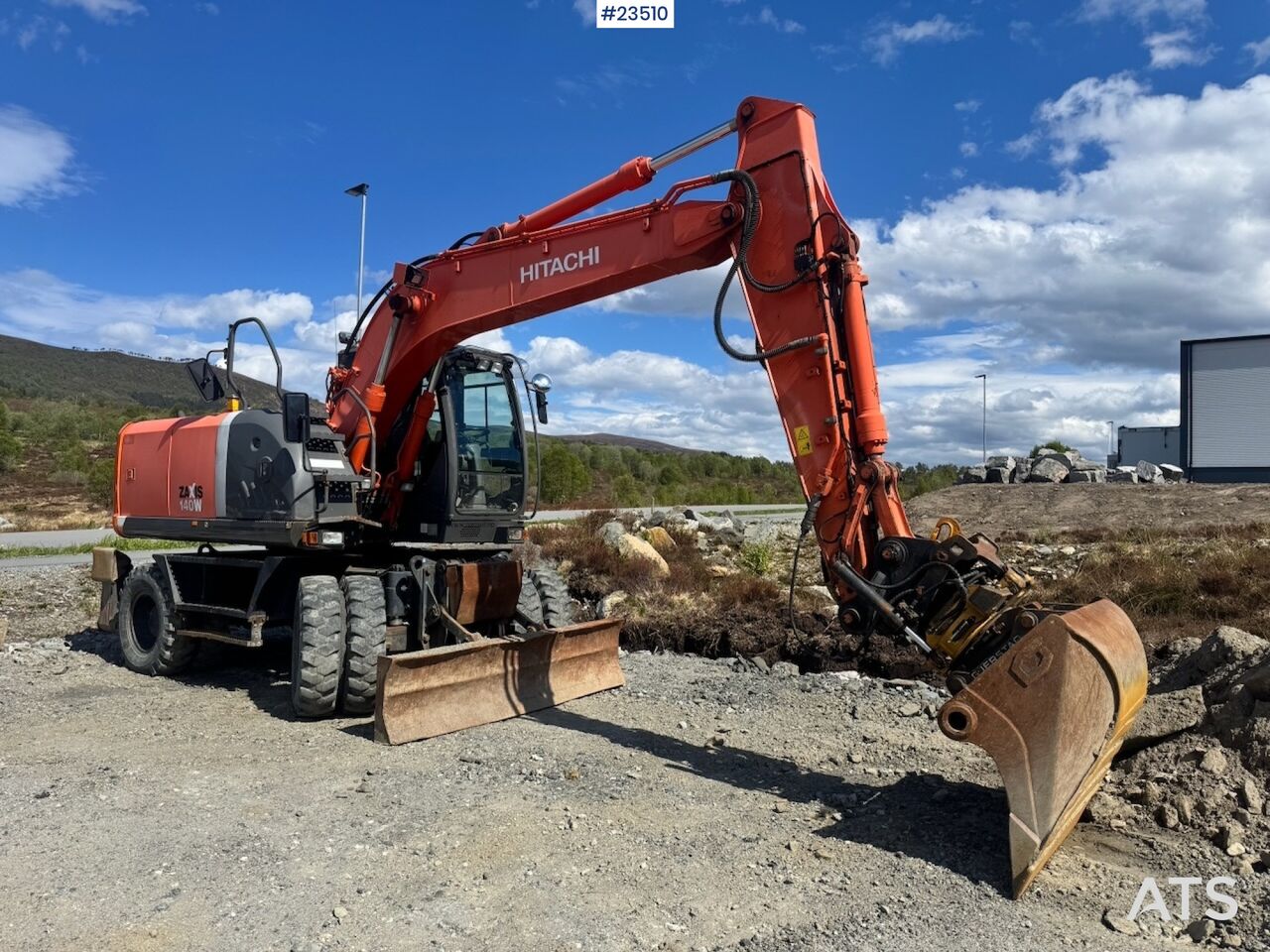 2008 Hitachi ZX140W-3 Wheel Excavator 2008 Hitachi ZX140W-3 Wheel Excavator