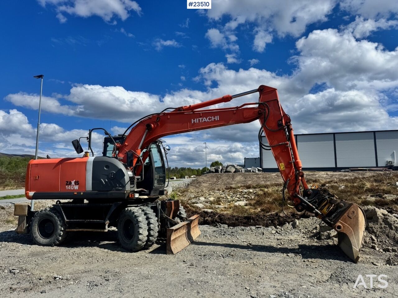 2008 Hitachi ZX140W-3 Wheel Excavator