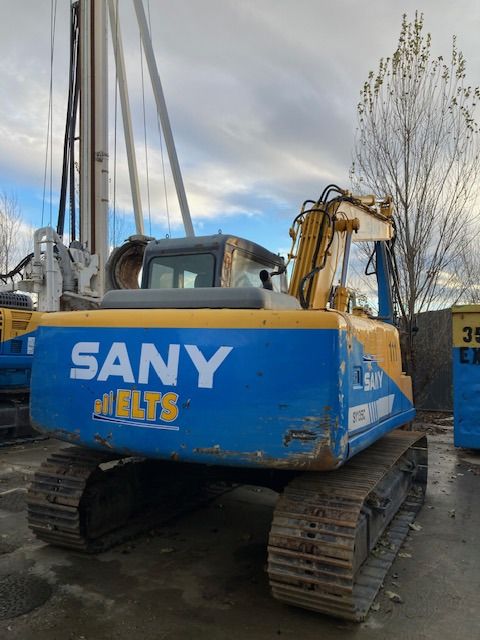 2008 Sany 135C crawler excavator rear view 2008 Sany 135C crawler excavator rear view