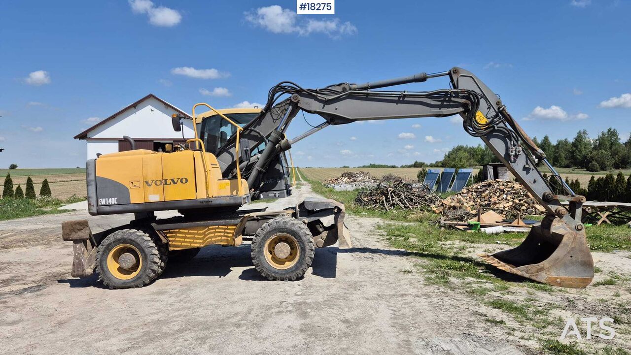 2009 Volvo EW140C Wheel Excavator