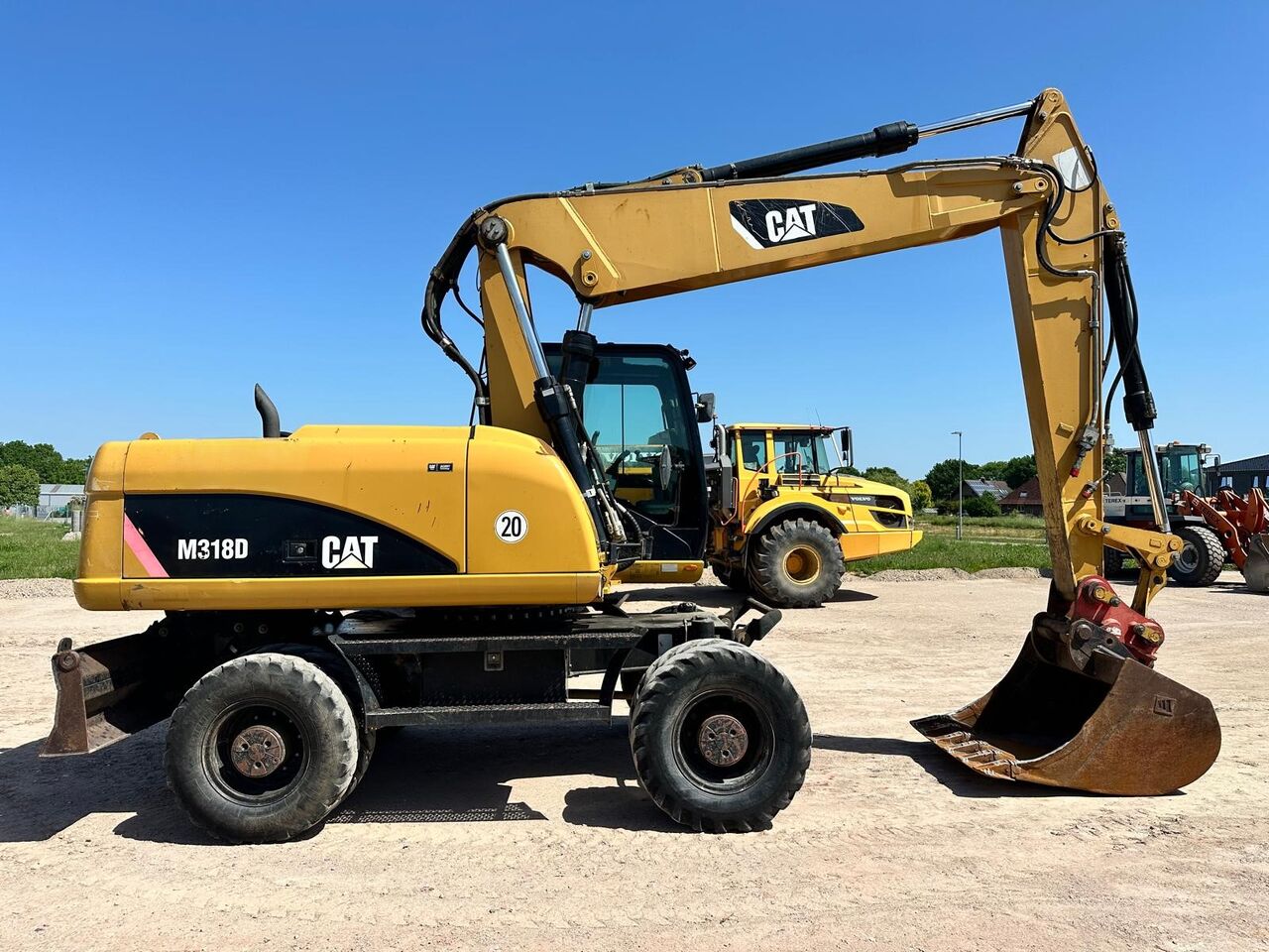 2011 Caterpillar M318D Wheel Excavator
