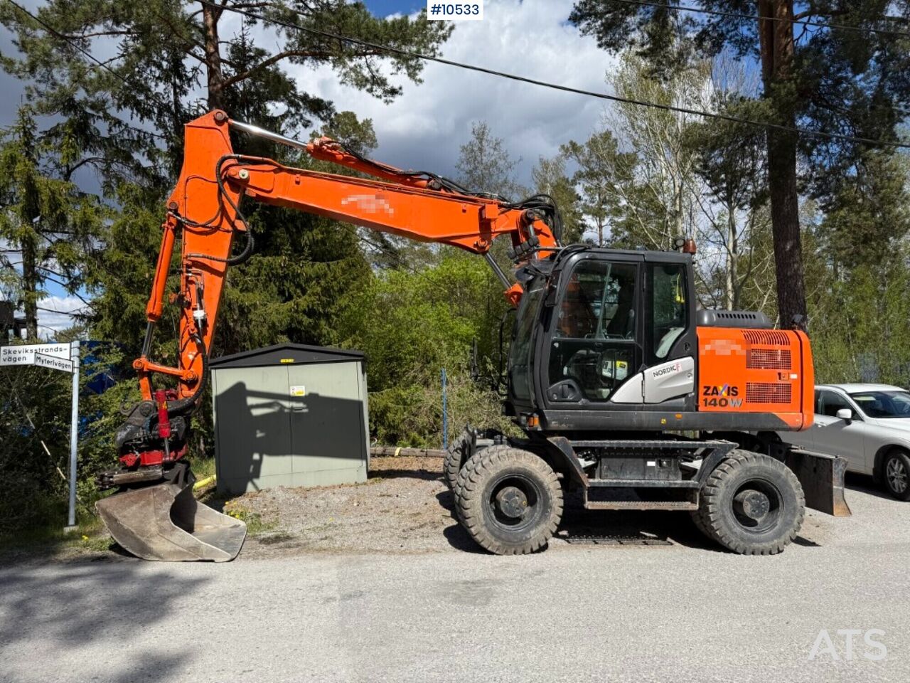 2013 Hitachi ZX140W-5B Wheel Excavator