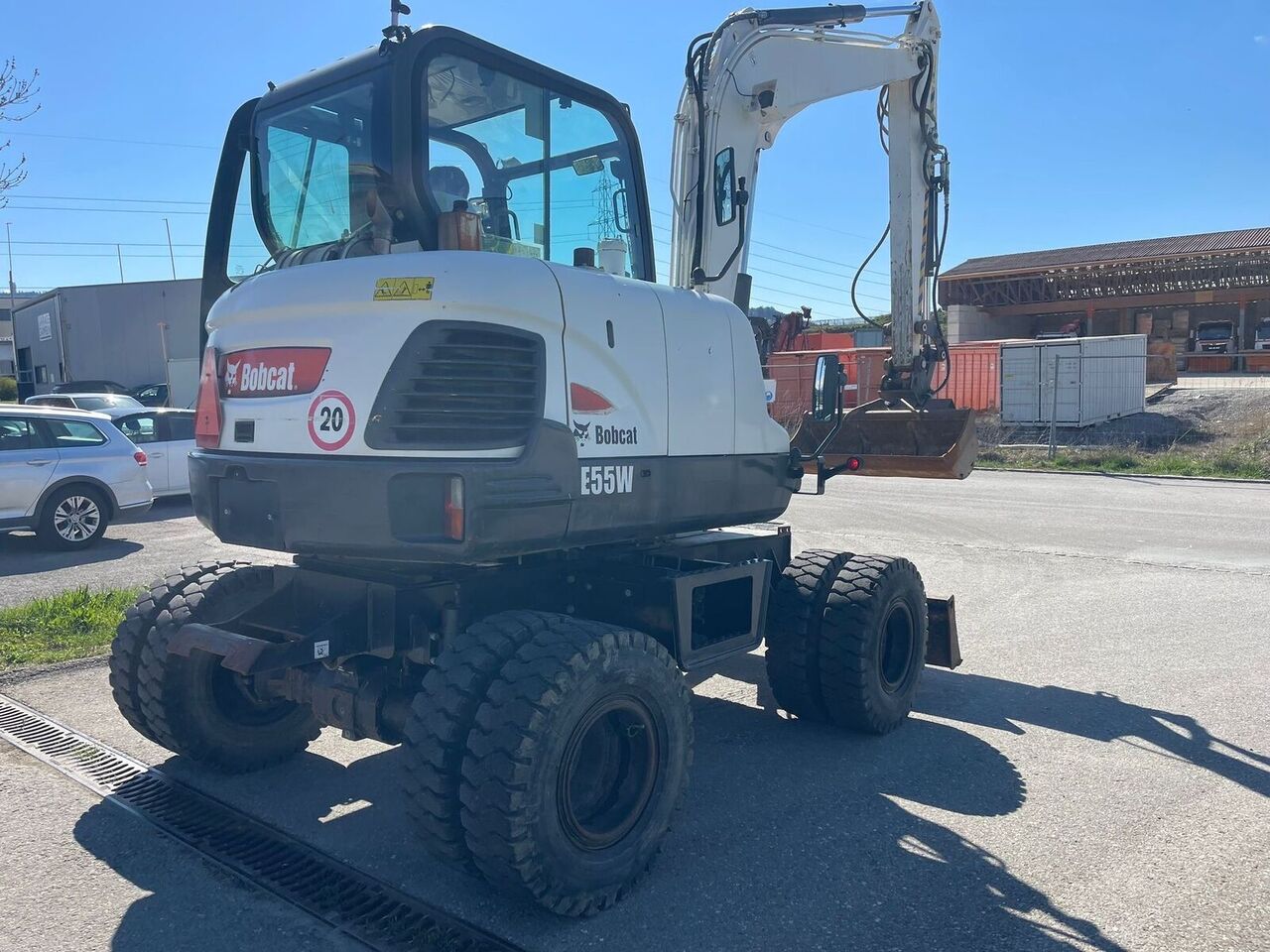 2014 Bobcat E55W Wheel Excavator