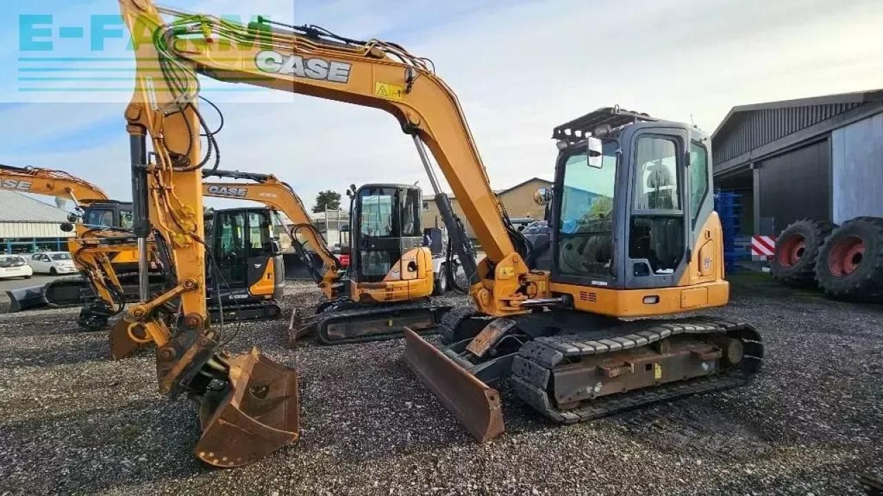 2014 CASE CX80C crawler excavator, front three-quarter view 2014 CASE CX80C crawler excavator, front three-quarter view