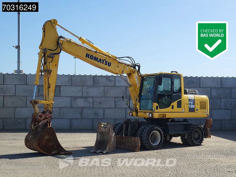 2014 Komatsu PW180 Wheel Excavator 2014 Komatsu PW180 Wheel Excavator