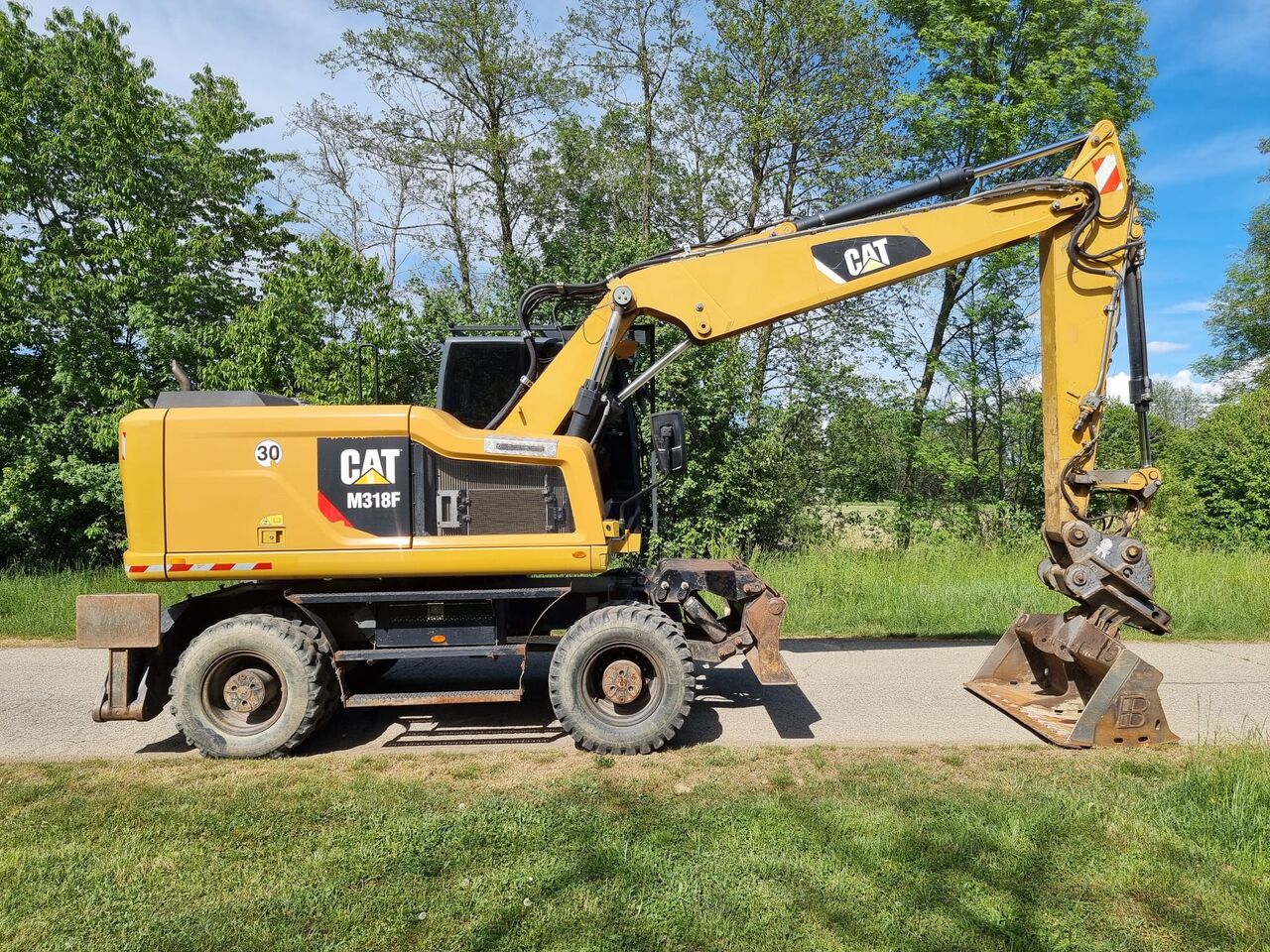 2015 Caterpillar M318F Wheel Excavator