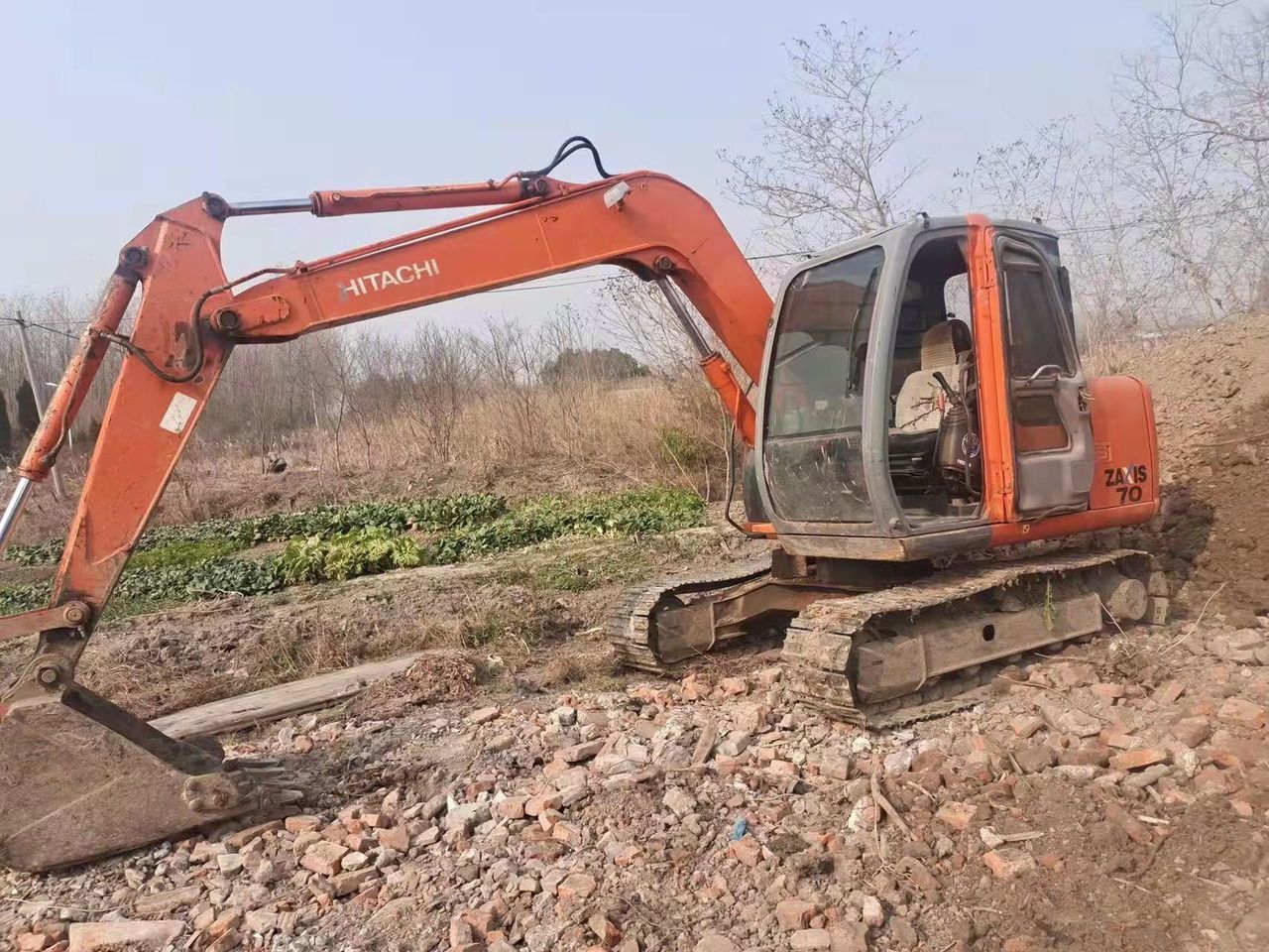 2016 Hitachi ZX70 Mini Excavator 2016 Hitachi ZX70 Mini Excavator