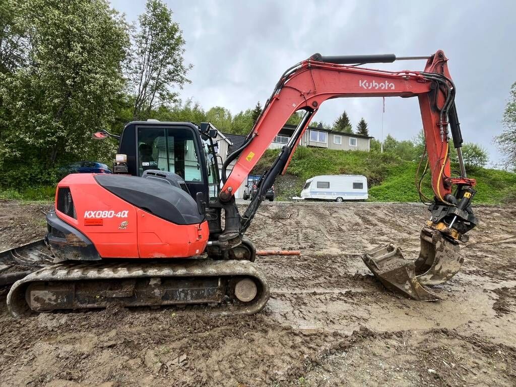 2016 Kubota KX080-4 Mini Excavator 2016 Kubota KX080-4 Mini Excavator