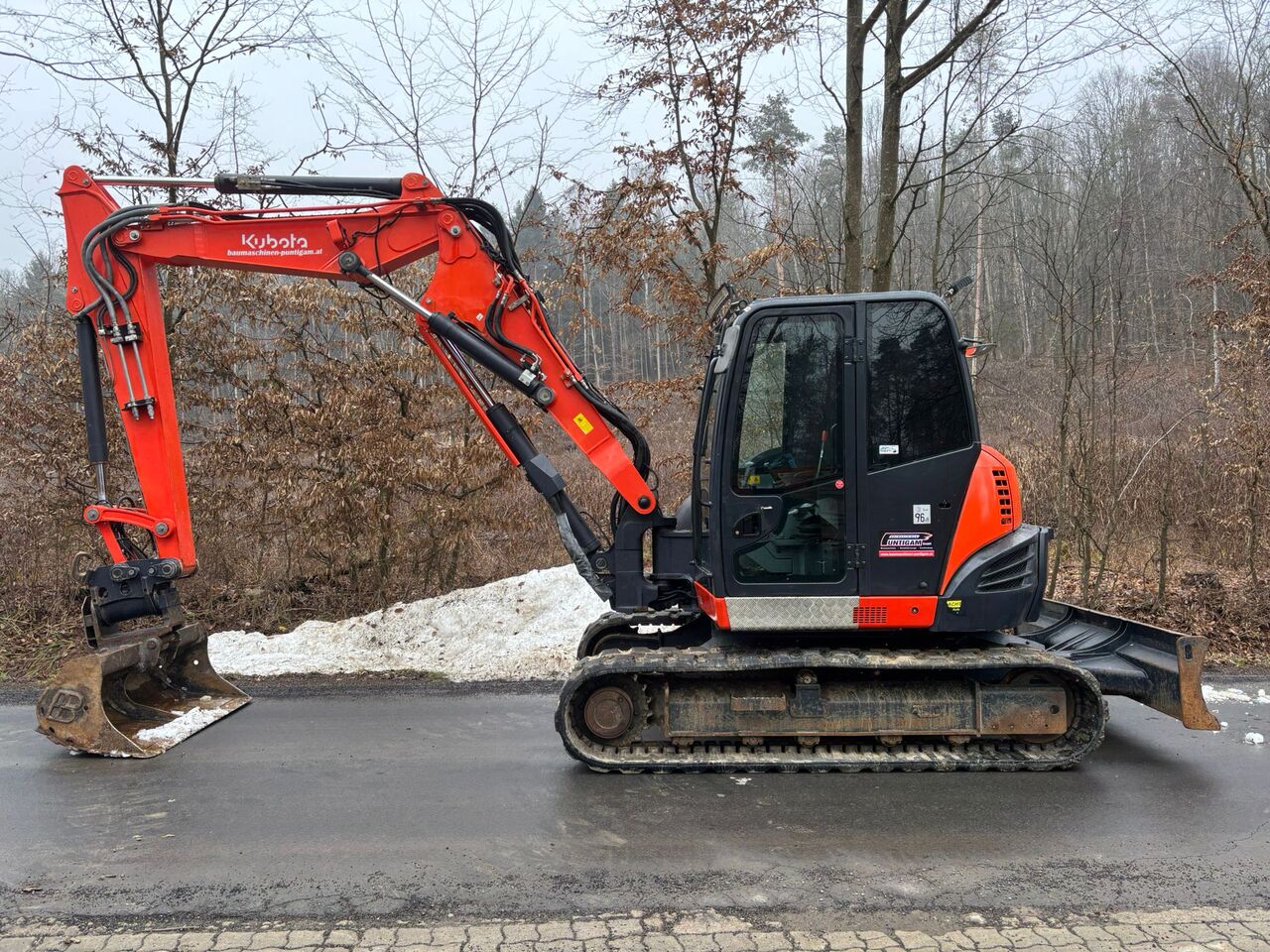 2016 Kubota KX080-4 Mini Excavator 2016 Kubota KX080-4 Mini Excavator