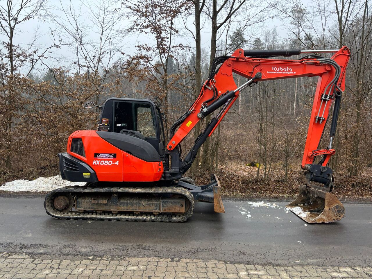 2016 Kubota KX080-4 Mini Excavator