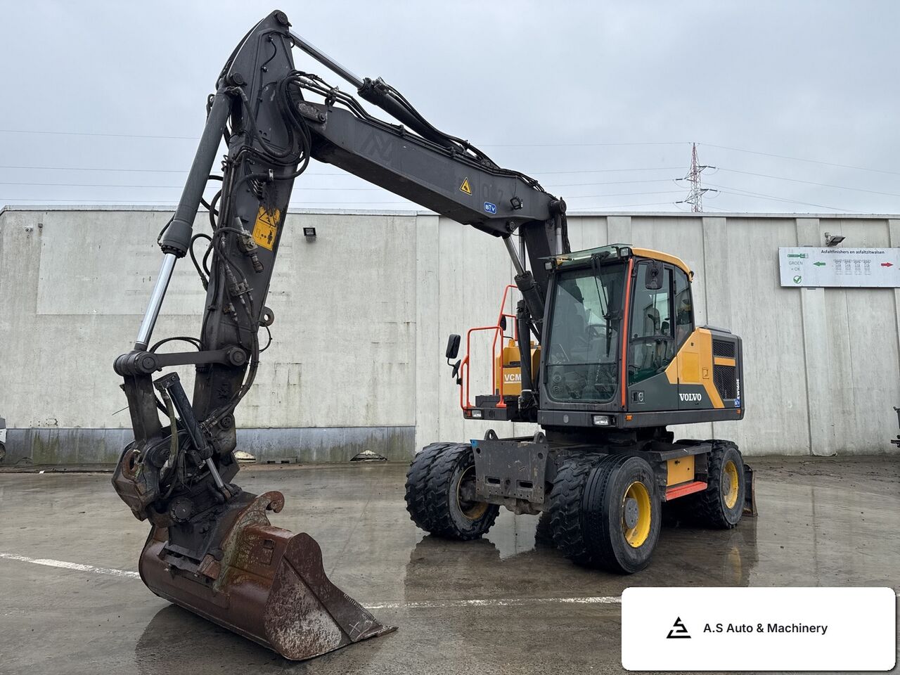 2016 Volvo EW160E Wheel Excavator 2016 Volvo EW160E Wheel Excavator