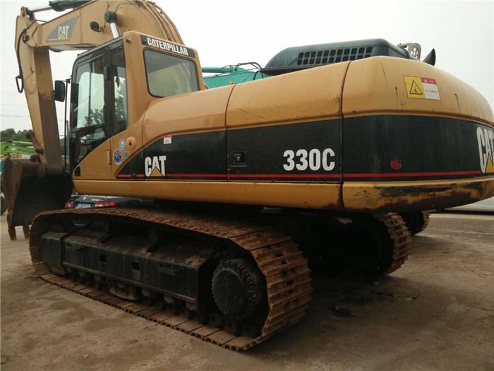 2017 Caterpillar 330C crawler excavator, rear three-quarter view 2017 Caterpillar 330C crawler excavator, rear three-quarter view