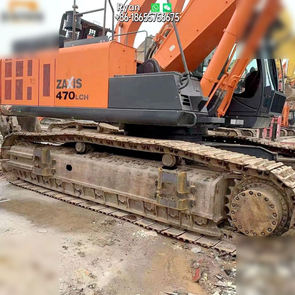 2017 Hitachi Zaxis 470LCH crawler excavator side view 2017 Hitachi Zaxis 470LCH crawler excavator side view