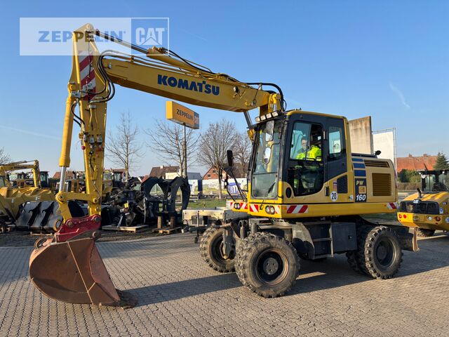 2017 Komatsu PW160-10 Wheel Excavator 2017 Komatsu PW160-10 Wheel Excavator