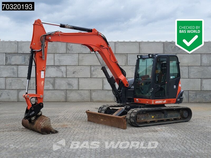 2017 Kubota KX080-4 Mini Excavator 2017 Kubota KX080-4 Mini Excavator