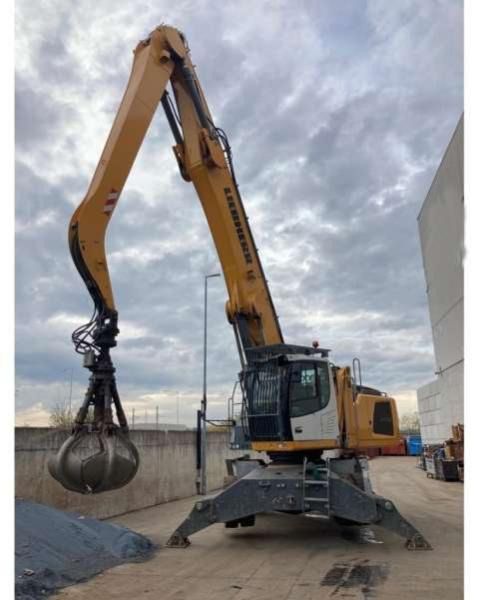 2017 Liebherr LH40 M material handler, front three-quarter view