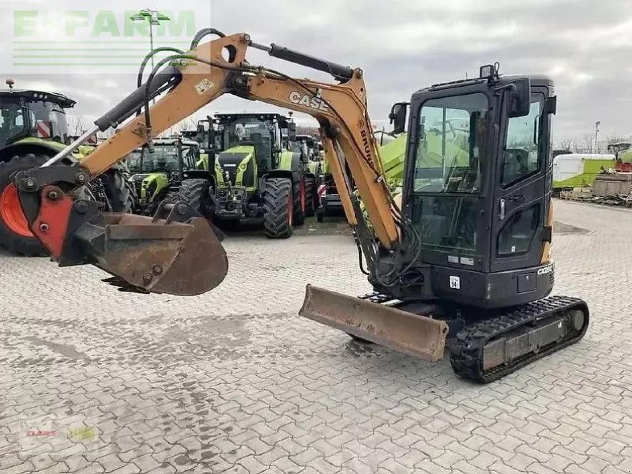 2018 CASE CX26C mini excavator, front three-quarter view 2018 CASE CX26C mini excavator, front three-quarter view