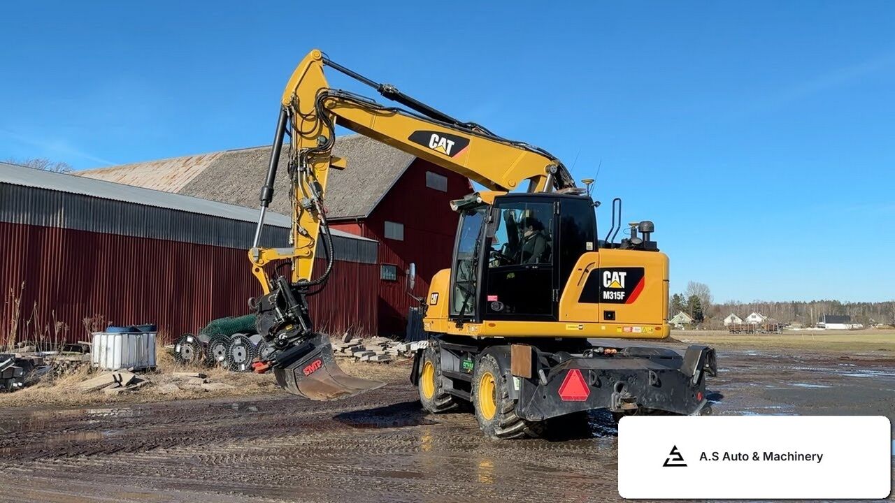 2018 Caterpillar M315F Wheel Excavator
