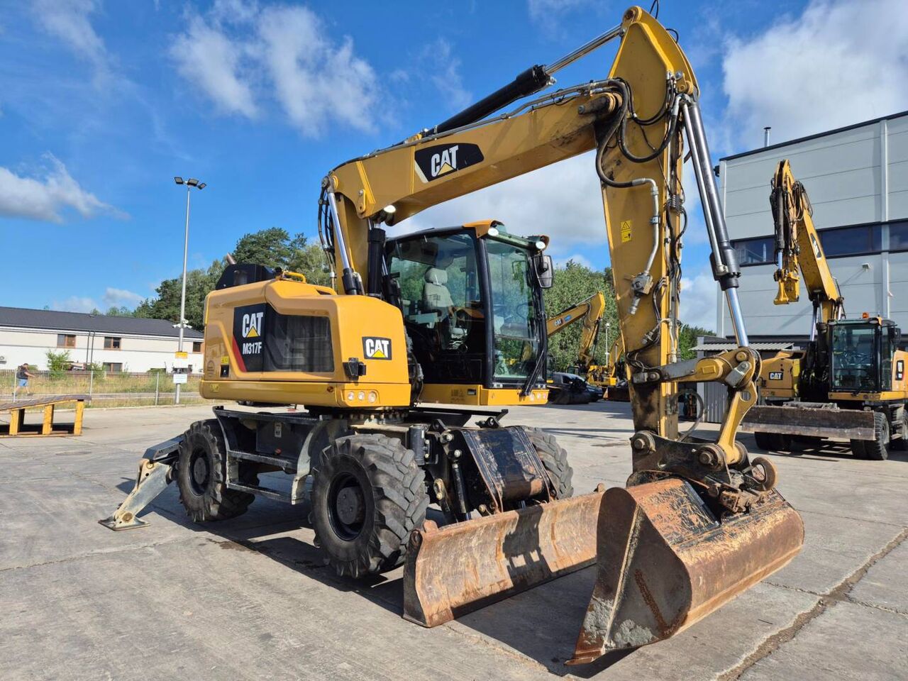2018 Caterpillar M317F Wheel Excavator