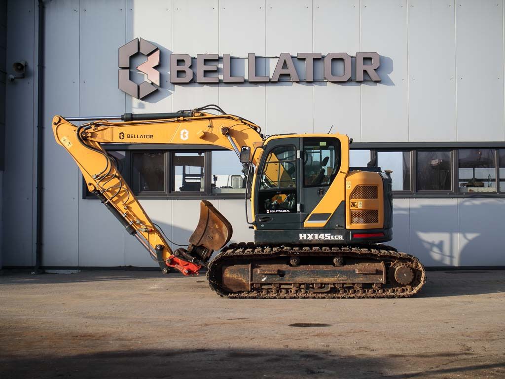 2018 Hyundai HX145LCR crawler excavator, side profile view 2018 Hyundai HX145LCR crawler excavator, side profile view