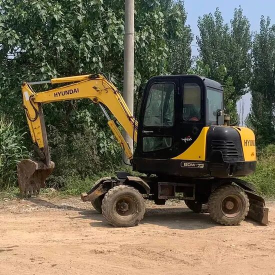 2018 Hyundai R60W-7 Wheel Excavator 2018 Hyundai R60W-7 Wheel Excavator