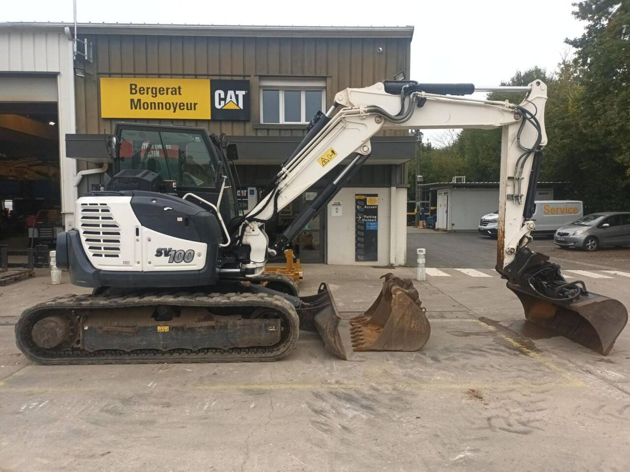 2018 Yanmar SV 100 Crawler Excavator