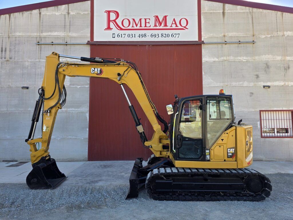 2019 Caterpillar 308 mini excavator, side profile view 2019 Caterpillar 308 mini excavator, side profile view
