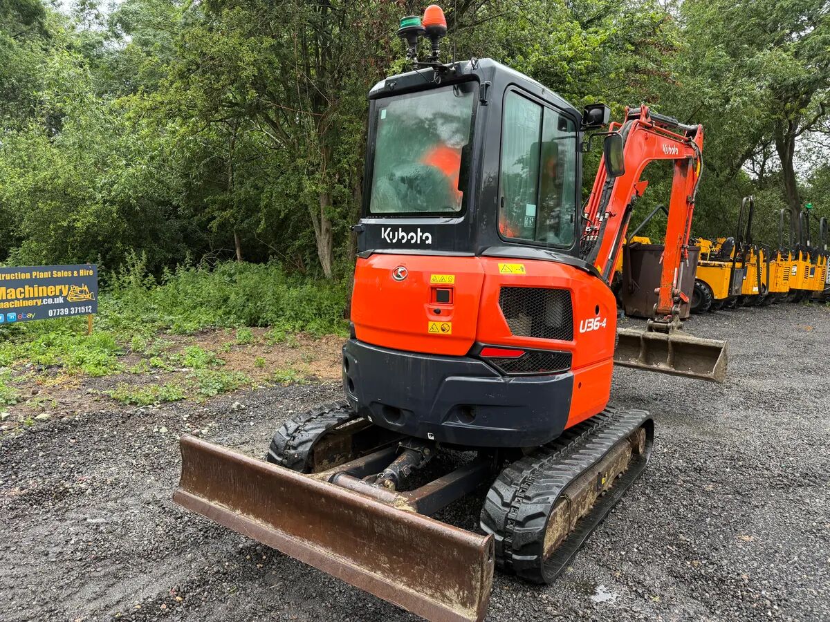2019 Kubota U36-4 Mini Excavator