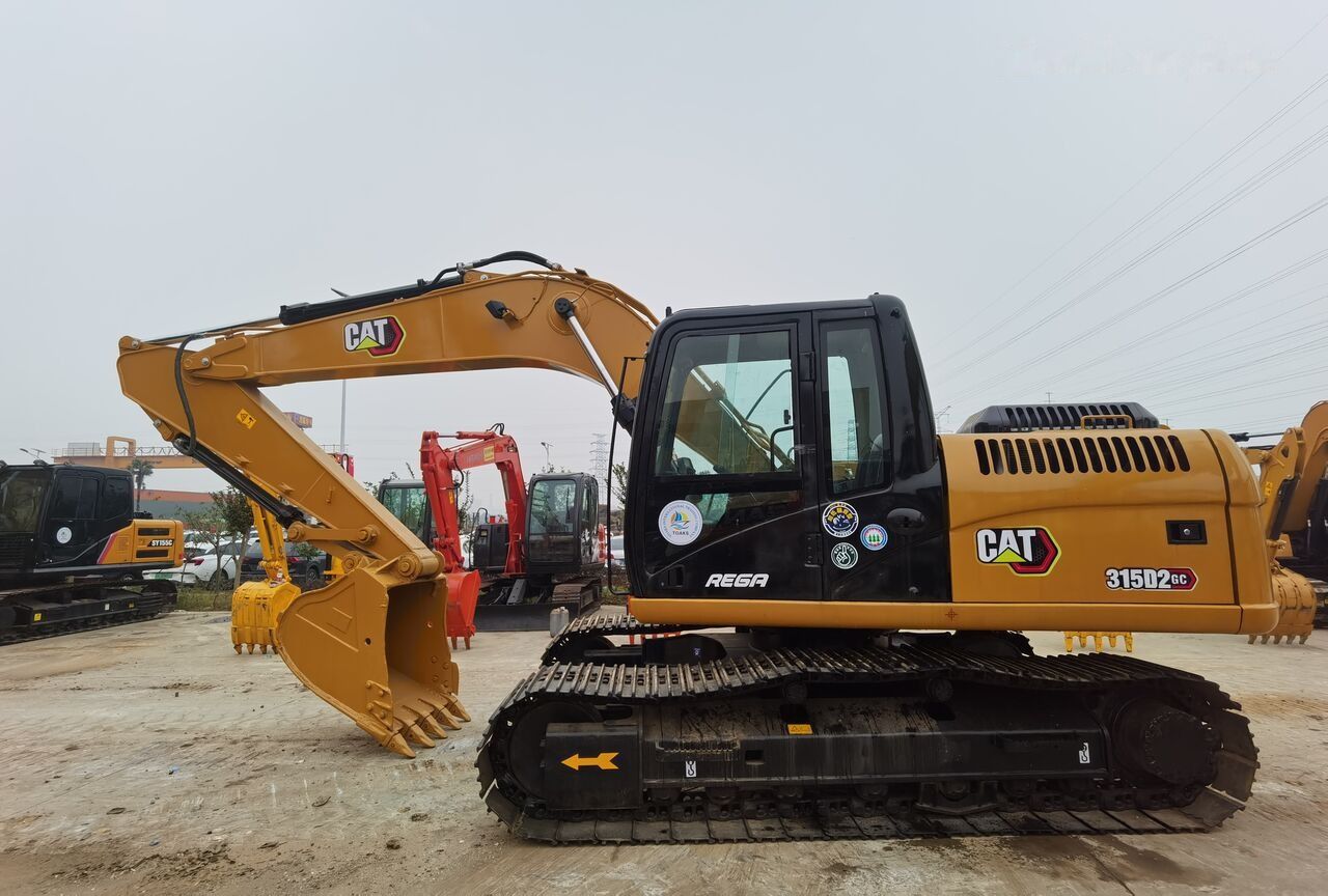 2020 Caterpillar 315D2 GC crawler excavator side view