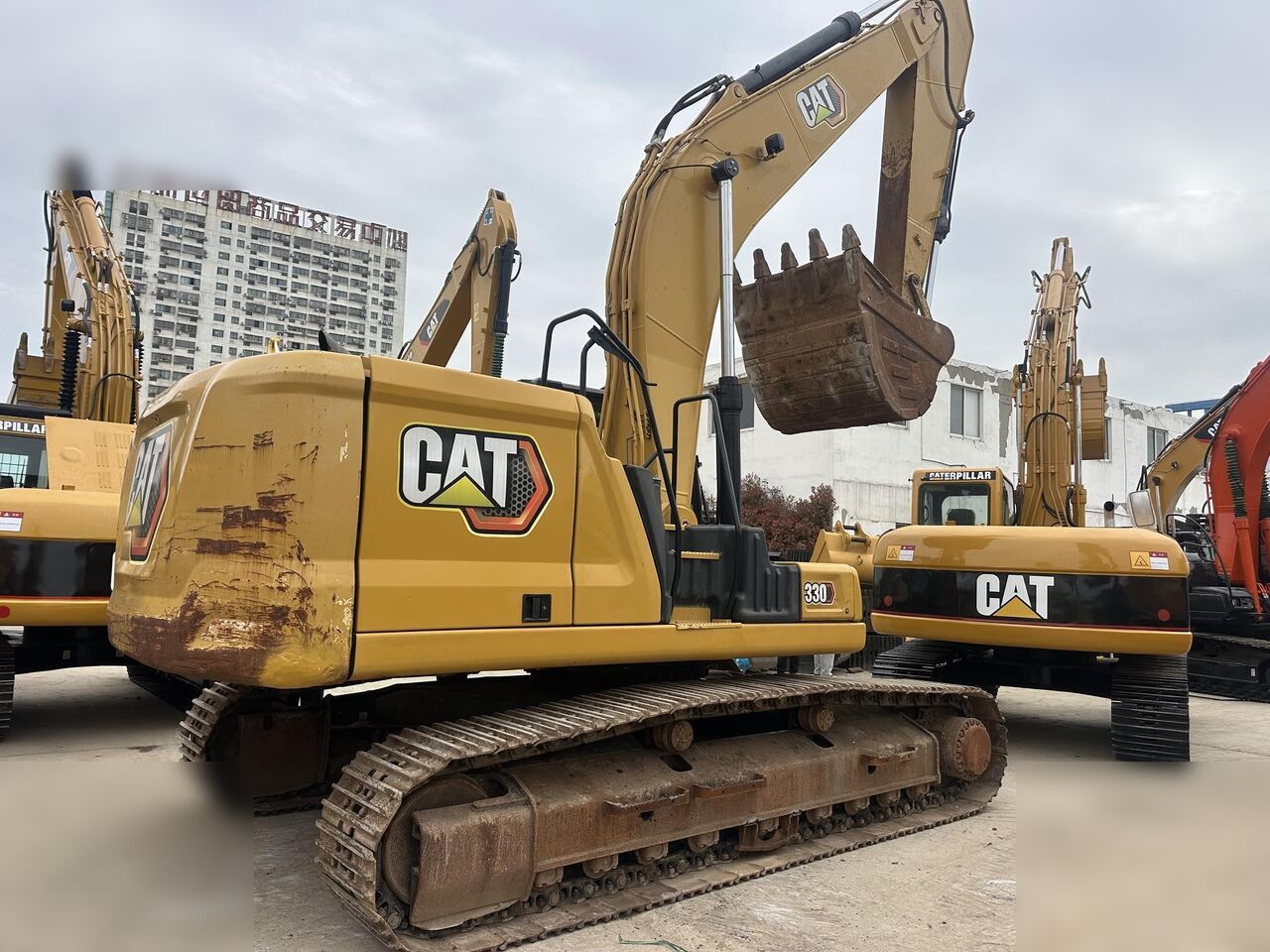 2024 Caterpillar 330 crawler excavator side view