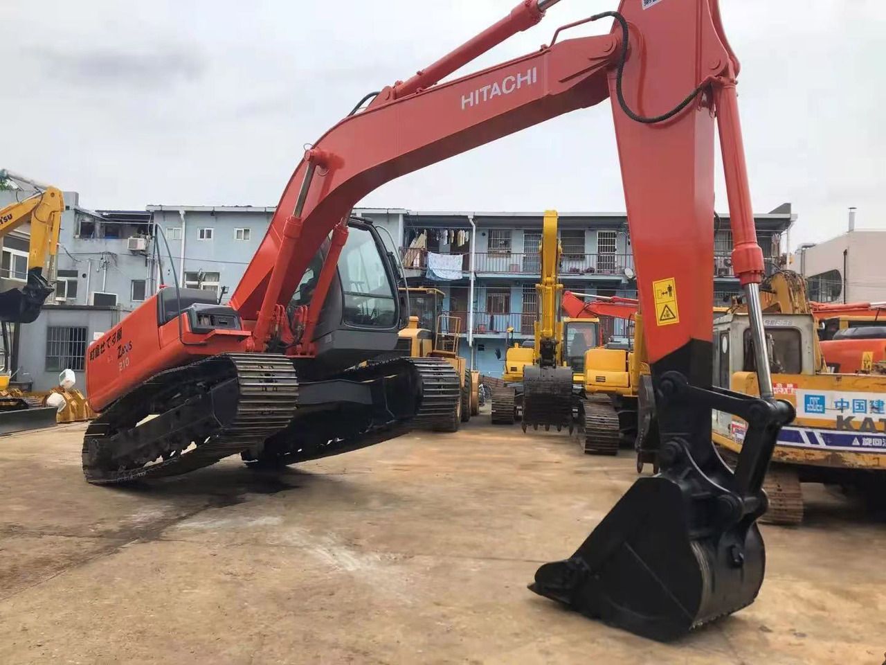 2020 Hitachi ZX210 crawler excavator, side view