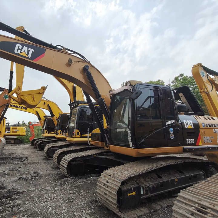 2021 Caterpillar 329D crawler excavator, side view