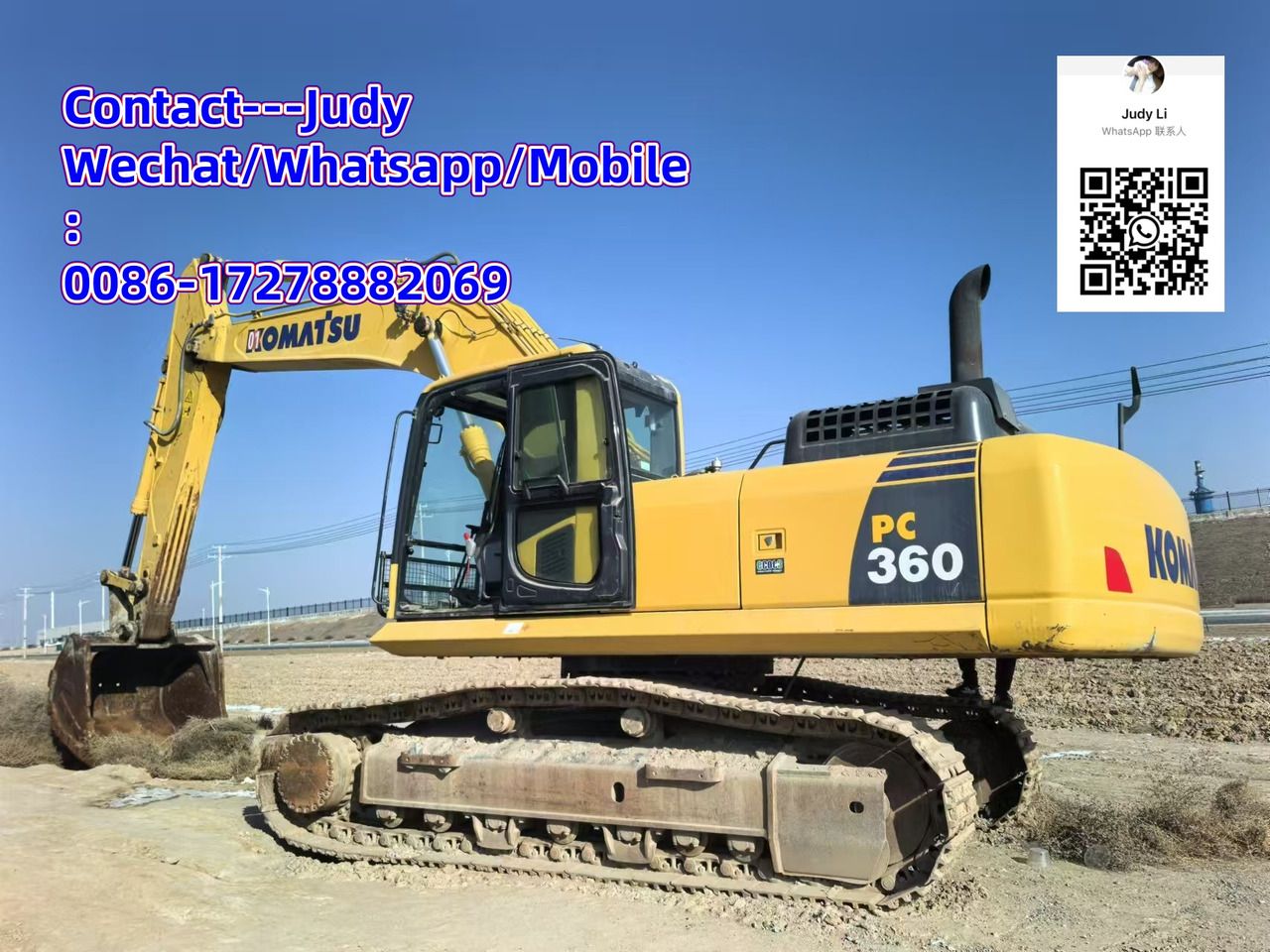 2021 Komatsu PC360 crawler excavator, side view 2021 Komatsu PC360 crawler excavator, side view