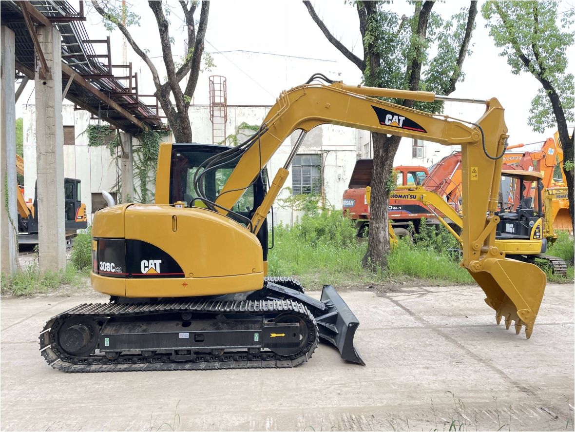 2022 Caterpillar 308C CR crawler excavator, side view
