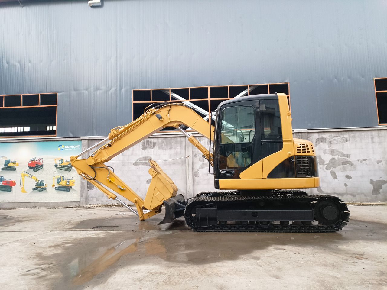 2022 Caterpillar 308D crawler excavator, side profile view 2022 Caterpillar 308D crawler excavator, side profile view