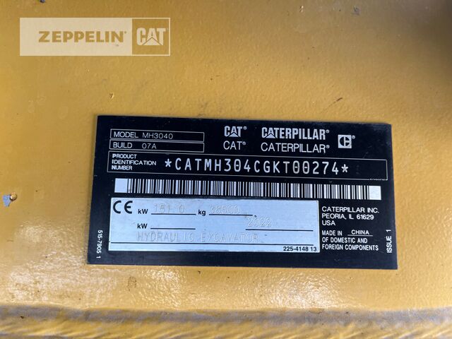 2022 Caterpillar MH3040-07A Material Handler