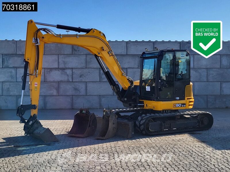 2022 JCB 90Z-2 mini excavator, side view 2022 JCB 90Z-2 mini excavator, side view