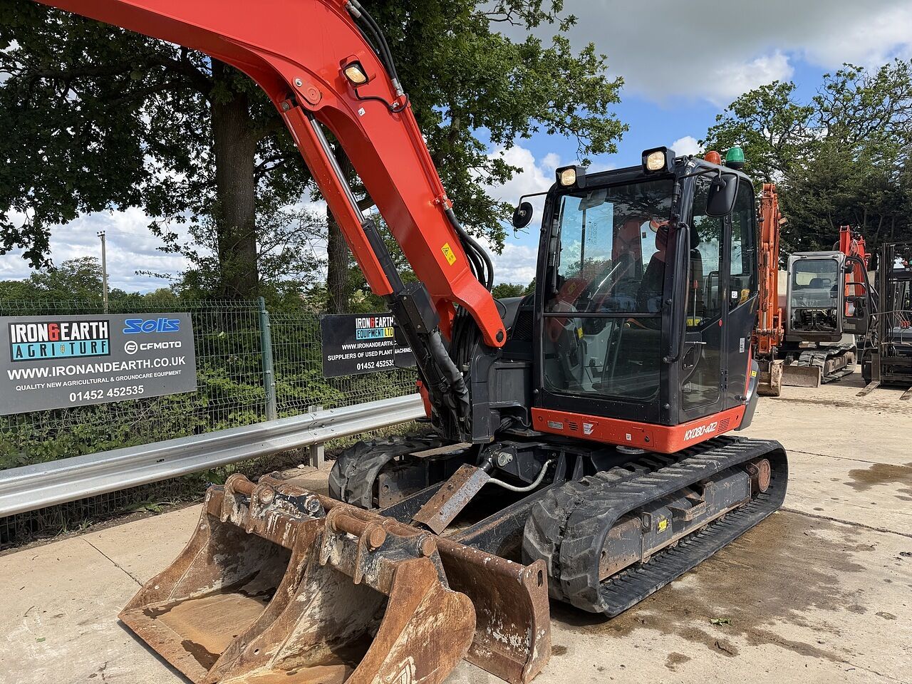 2022 Kubota KX080-4A2 Mini Excavator