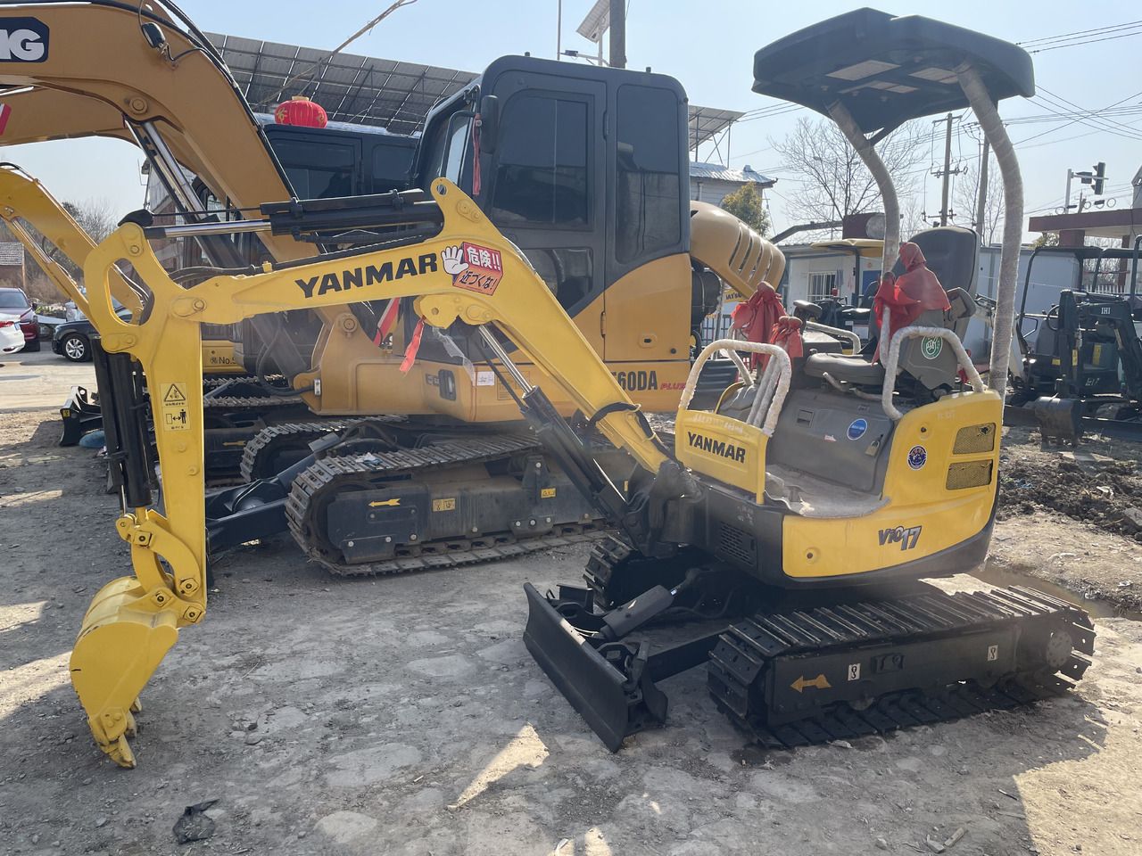 2022 Yanmar VIO 17 mini excavator, side view 2022 Yanmar VIO 17 mini excavator, side view