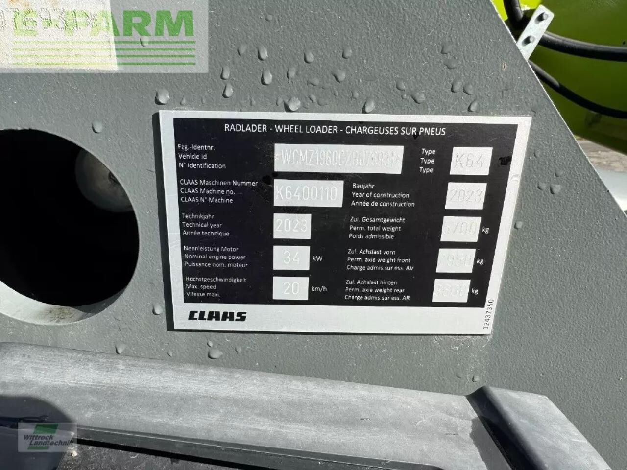 2023 Claas TORION 530 Mini Excavator
