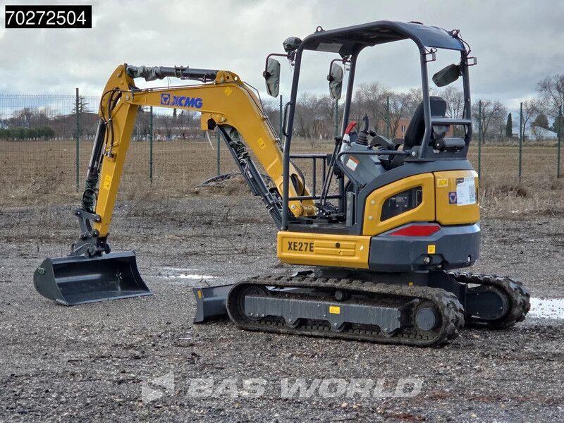 2023 XCMG XE27E mini excavator, side profile view