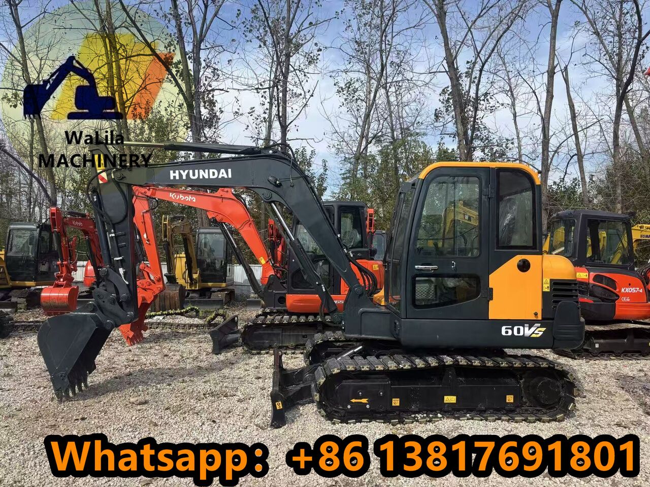 2024 Hyundai HX60 Mini Excavator 2024 Hyundai HX60 Mini Excavator