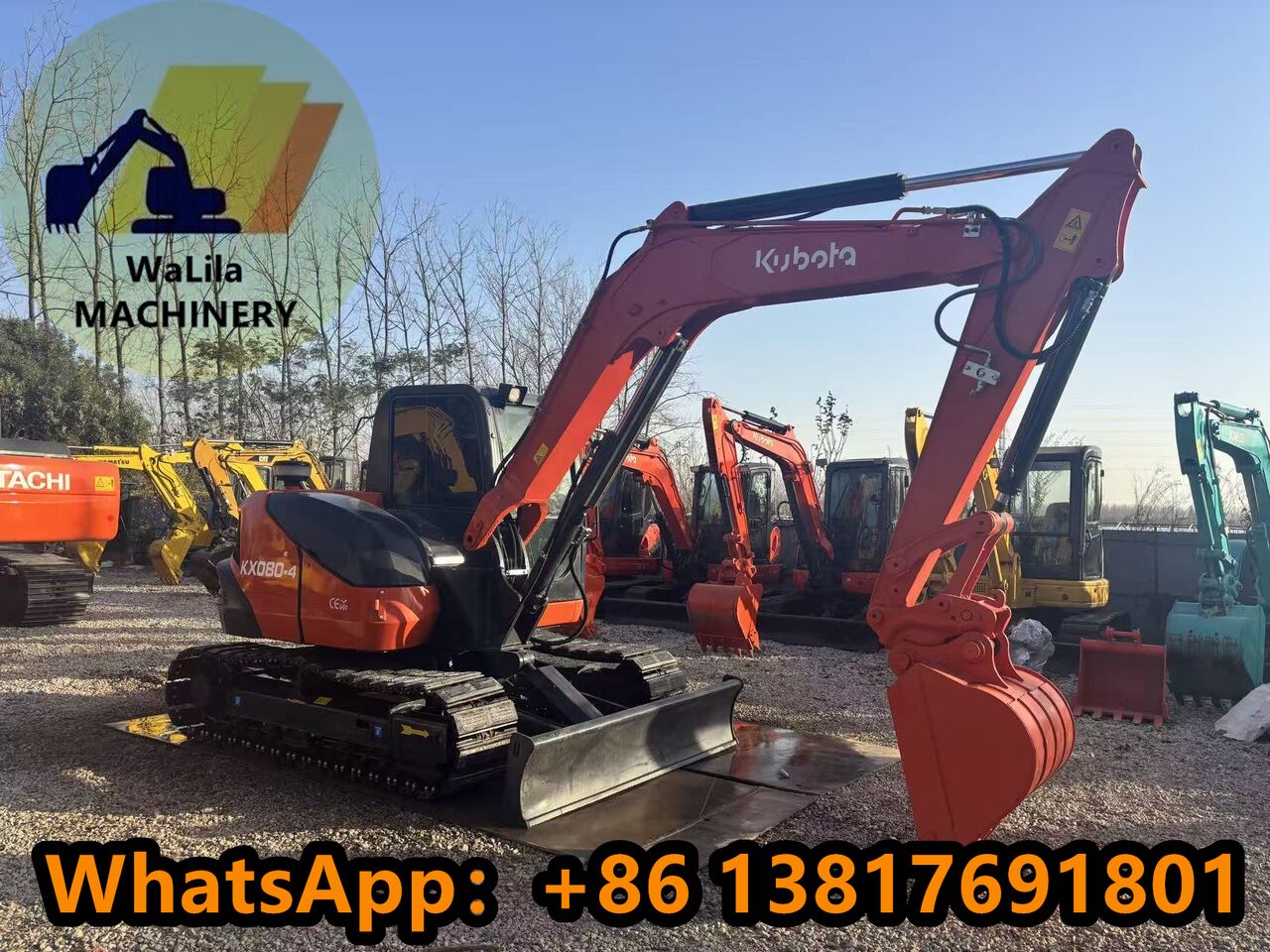 2024 Kubota KX080-4 Mini Excavator