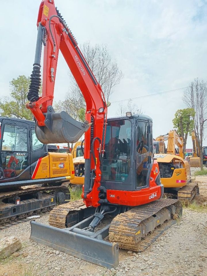 2024 Kubota U48-4 mini excavator, front three-quarter view
